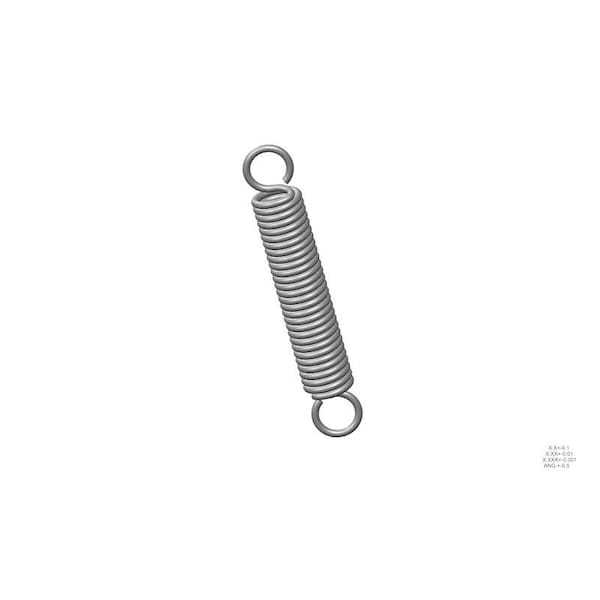 Approved Vendor Extension Spring, O=1.000, L= 6.00, W= .148 G809968775 - main
